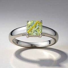 Anello in argento con Quarzo Rutilato
