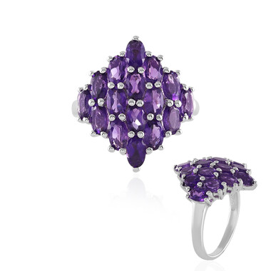 Sambia-Amethyst-Silberring