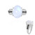 Anello in argento con Pietra di Luna Arcobaleno