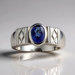Anello in argento con Tanzanite
