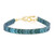 Bicolour Hematite Silver Bracelet