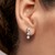 Zircon Silver Earrings (de Melo Essence)