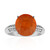Gouden ring met een Mexicaanse vuur opaal (de Melo)
