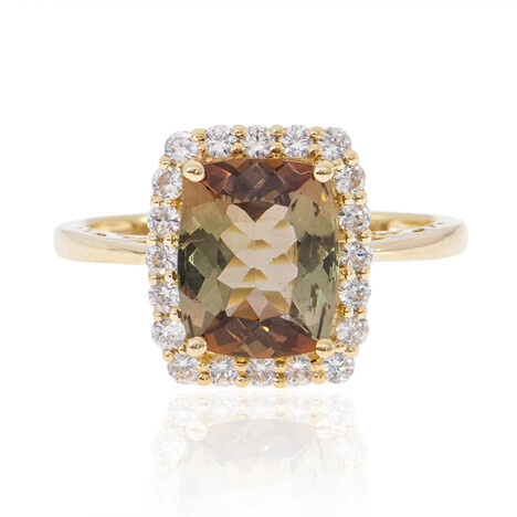 Bague en or et Andalousite