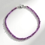 Bracciale in argento con Diamante Porpora (CUSTODANA)