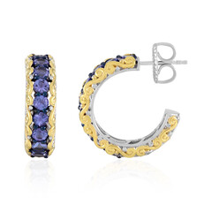 Pendientes en plata con Tanzanita