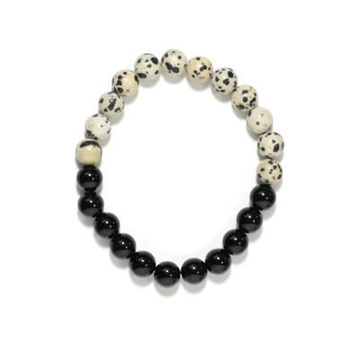 Bracciale con Diaspro Dalmata