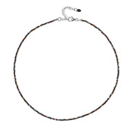 Collar en plata con Diamante plateados