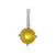 Madagascar Yellow Sapphire Silver Pendant