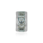 Himmelblauer Topas-Silberanhänger (MONOSONO COLLECTION)