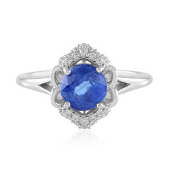 Anillo en plata con Cianita de Nepal