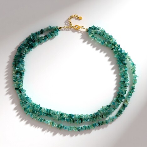 Collana in argento con Grandidierite