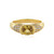 Gelber Zirkon-Silberring
