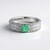 Anello in argento con Smeraldo Colombiano