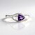 Anello in argento con Ametista del Marocco