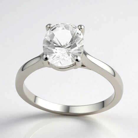 Anello in argento con Danburite