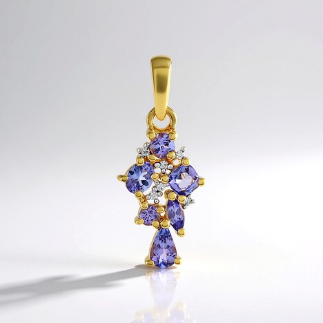 Ciondolo in argento con Tanzanite