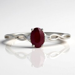 Bague en or et Rubis AAA du Mozambique (CIRARI)