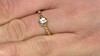 Zilveren ring met een zirkoon