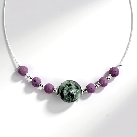 Collana con Rubino Zoisite