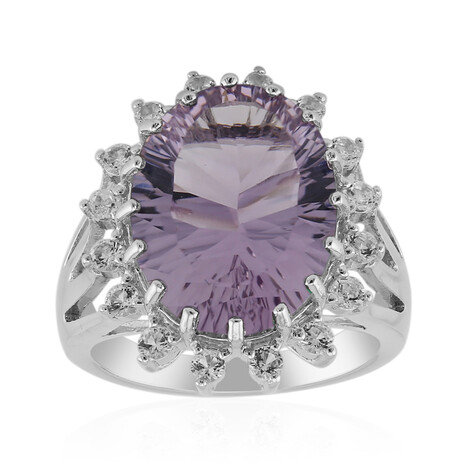 Bolivianischer Amethyst-Silberring