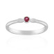 Roter Beryll-Silberring