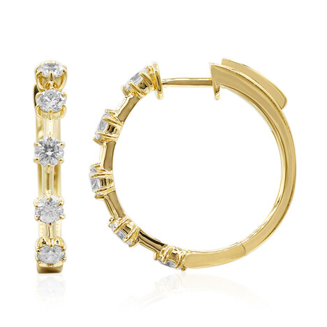 Boucles d'oreilles en or et Diamant SI2 (H) (CIRARI)