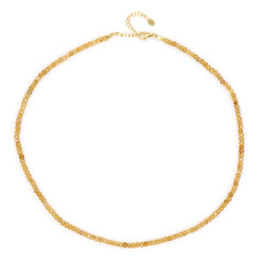 Collier en argent et Tourmaline jaune