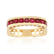 Edelroter Spinell-Goldring (Ornaments by de Melo)