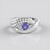 Anello in argento con Tanzanite (SAELOCANA)