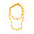 Gelber Bernstein-Halskette