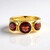 Anello in argento con Granato Mozambico (de Melo Essence)