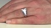 Zilveren ring met een witte kwarts (KM by Juwelo)