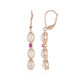 White Moonstone Silver Earrings (KM by Juwelo)