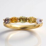 Anello in oro con Diamante Fancy I1 (CIRARI)