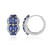 Zilveren oorbellen met Nepal Kyanieten