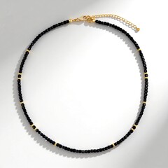 Collana in argento con Tormalina Nera
