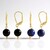 Boucles d'oreilles en argent et Lapis-Lazuli