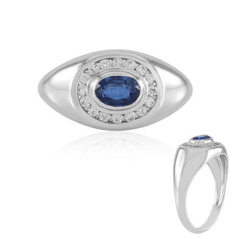Zilveren ring met een Nepal Kyaniet