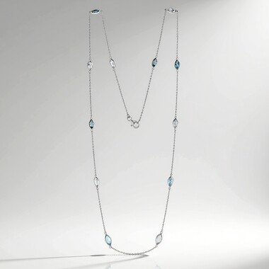 Topas-Silbercollier