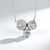 Collana in argento con Pietra di Luna Blu (KM by Juwelo)