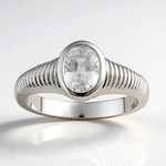 Anello in argento con Zircone (Pallanova)
