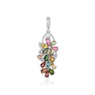 Pendentif en argent et Tourmaline