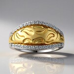 Bague en argent et Zircon (Remy Rotenier)