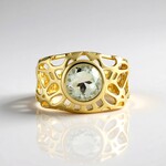Anello in argento con Ametista Verde (Ornaments by de Melo)