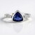 Anello in argento con Cianite del Nepal