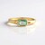 Anello in argento con Smeraldo Color Paraiba