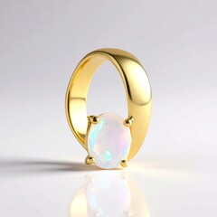 Ciondolo in argento con Opale di Welo (Adela Silber)