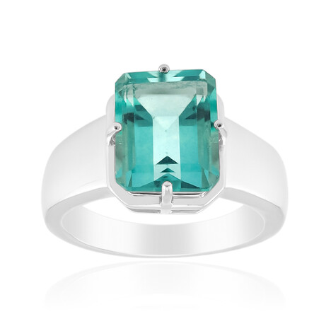 Anello in argento con Fluorite Braldu (Pallanova)