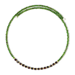 Russian Diopside Steel Choker (Riya)